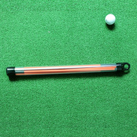 Bâtons d'alignement de golf pliables à 3 sections Simulateur de bâton de swing de golf flexible