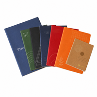 Cahier en papier kraft écologique personnalisé, couverture souple, cahier d'exercices pour étudiants avec impression de logo, divers articles de papeterie scolaire
