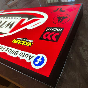 Letrero Comercial Exterior Personalizado, Panel Plano LED, Letrero Acrílico, Diseño de Caja de Luz, Marco <span class=keywords><strong>con</strong></span> Luz LED, Caja de Luz Publicitaria para Tienda - Product Image 3