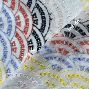 Factory Direct Sales high fashion embroidery fabrics With OME suppliers