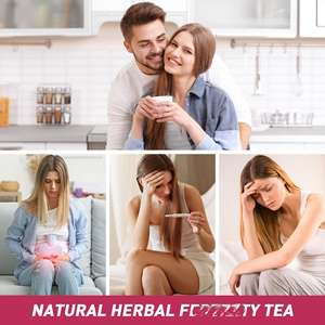 Thé de fertilité à base de plantes pour la santé des femmes, soutien à l'équilibre hormonal, thé naturel pour le bien-être, sachets de thé pour la préconception, optimisez votre fertilité - Product Image 6