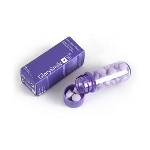 GlorySmile V34 Purple <strong>Toothpaste</strong> Tablets <strong>Colour</strong> <strong>Corrector</strong> Teeth Brightening Chewable <strong>Toothpaste</strong> 45pcs Portable Travel Friendly - Product Image 1
