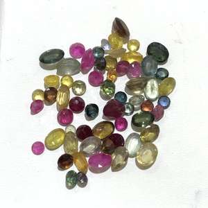 Mezcla de Zafiros de Colores Naturales, Mezcla de Tamaños de Zafiros, Zafiros Sueltos de Primera Calidad - Product Image 2