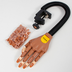 Kit de Herramientas para Principiantes en Arte de Uñas, Mano de Práctica Flexible y Móvil para Entrenamiento, Uñas Acrílicas, Maniquí para Salón de Manicura, Set de Herramientas de Exhibición - Product Image 2