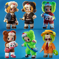 Marchandises authentiques YOOT TOY REBEL Bear Clown Bear Pinocchio Plush Doll Trendy Ornaments