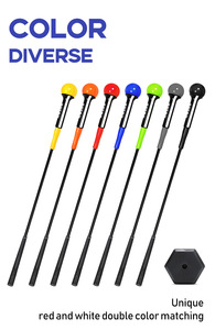 Palo de entrenamiento de columpio de <span class=keywords><strong>Golf</strong></span> aprobado por <span class=keywords><strong>PGA</strong></span> de 48 "con empuñadura de goma ergonómica Ayuda de entrenamiento de precisión de potencia para interiores/exteriores - Product Image 6