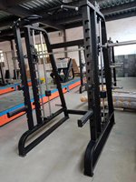 XinruiFitness XC843 Rack de musculation multifonctionnel en fer pour usage commercial et domestique, machine Smith 3D