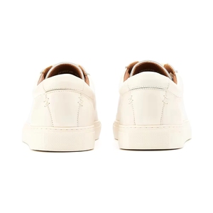 รองเท้าโลฟเฟอร์หนังวัวสไตล์สเก็ตบอร์ดสำหรับผู้ชาย สีขาว ระบายอากาศได้ดี กันลื่น เหมาะสำหรับใส่ลำลองในฤดูใบไม้ผลิ - Product Image 4