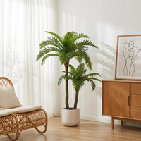 Herbe Persane Artificielle 3,6 pieds/110 cm, en Plastique, Prix de Gros, Décoration Intérieure pour Maison, Bureau, Thanksgiving, Noël