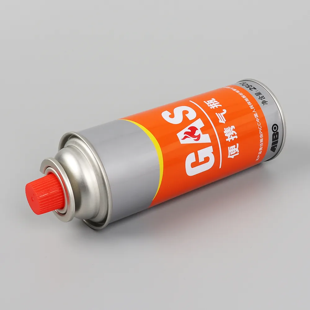 High Quality Empty Metal Tin Packing Can Butane Gas Can