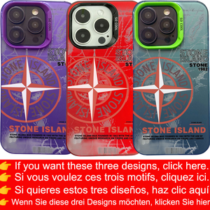 Custodie per cellulari personalizzate IMD color argento con motivo Stone Island di tendenza per iPhone 12 13 14 15 16 17 Air Xr Xsmax - Accessori per telefoni - Product Image 5