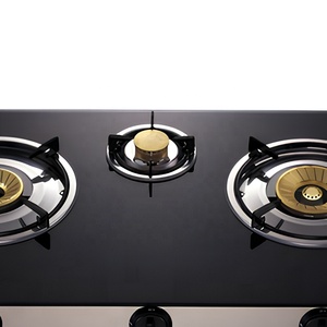 Estufa de <span class=keywords><strong>Gas</strong></span> Portátil de Sobremesa con Superficie de Vidrio Templado, Tres Quemadores, Estufa Comercial de GLP con Encendido Cerámico - Product Image 6