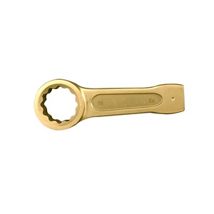 Original Explosion-Proof Striking Box <b>Wrench</b> 1 1/2 In Single Head Hex Metric Bronze Industrial Grade - Product Image 1