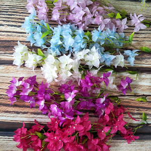 Flores Artificiales Queyiyi, Buganvillas de 103 cm, Color Morado, Decoración para Bodas, Decoración del Hogar - Product Image 3