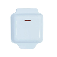 Mini gaufrier électrique – Double plaque antiadhésive sans PFAS, contrôle automatique de la température, design compact, surface froide au toucher