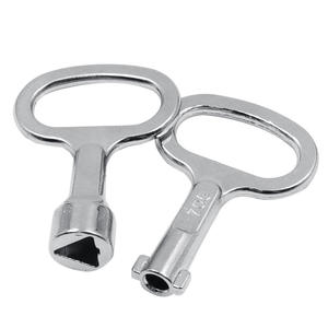 Clé clé <span class=keywords><strong>universelle</strong></span> ascenseur porte serrure Valve clé utilitaire plombier <span class=keywords><strong>Triangle</strong></span> clé pour armoires électriques compteurs d'eau vannes - Product Image 1