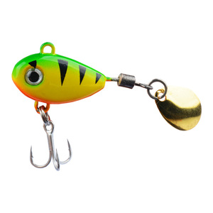 Esca Rotante a Lunga Gittata Stile Sottomarino, Piccola Esca Vib a Vortice con Ganci in Acciaio Inossidabile per <span class=keywords><strong>Pesca</strong></span> in Acqua Dolce e Spigola - Product Image 1