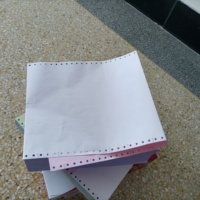 Papier autocopiant HUABAO 2 ou 3 plis en pâte de bois recyclée, haute qualité, 500 feuilles/paquet pour applications professionnelles