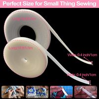 Ruban adhésif en PVC imperméable et élastique à crochets et boucles - Extrêmement fin et souple, sans adhésif, forte force adhésive pour l'utilisation sur les vêtements