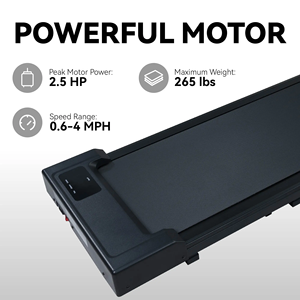 Tapis de course compact 2,5 CV sous bureau, portable pour la maison et le bureau, expédition depuis l'entrepôt américain - Product Image 5