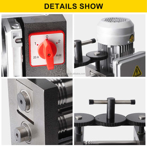 Laminadora Eléctrica <span class=keywords><strong>de</strong></span> Chapa <span class=keywords><strong>de</strong></span> 370W 750W, Herramientas y Equipos para Joyería, Laminadora <span class=keywords><strong>de</strong></span> <span class=keywords><strong>Alambre</strong></span> y Placas, Laminadora <span class=keywords><strong>de</strong></span> <span class=keywords><strong>Alambre</strong></span> para Joyería - Product Image 6