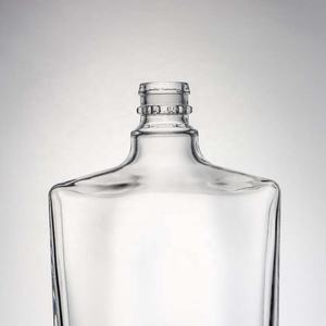 Botella de Vidrio Cuadrada Transparente de Fondo Alto de 700ml, con Calcomanías y Estampado en Caliente, para Whisky, Tequila, Brandy, Vodka, Licores, <span class=keywords><strong>Guala</strong></span> - Product Image 5