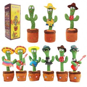 Cactus Dansant Vibrato, le Même Jouet en Peluche Torsadé Enchantant pour l'Exportation - Product Image 5