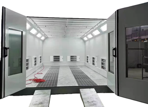 <span class=keywords><strong>Cabine</strong></span> de peinture automobile professionnelle écologique chauffée électriquement avec éclairage LED et fonction de cuisson - Product Image 3