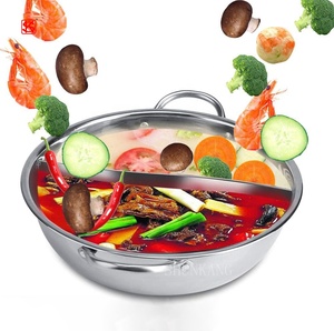 Venta caliente <span class=keywords><strong>de</strong></span> utensilios <span class=keywords><strong>de</strong></span> cocina <span class=keywords><strong>de</strong></span> <span class=keywords><strong>acero</strong></span> <span class=keywords><strong>inoxidable</strong></span> olla caliente con divisor dos sabor olla caliente con 2 Pcs cuchara ranurada y cuchara <span class=keywords><strong>de</strong></span> sopa conjunto - Product Image 6