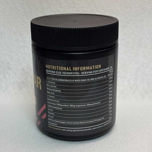 OEM Pre-Entrenamiento Tota War de Venta Caliente, 30 Porciones, Vegano, Avanzado para el Desarrollo Muscular en Adultos, Envase Negro, Texto Dorado, Detalles Rosas - Product Image 2