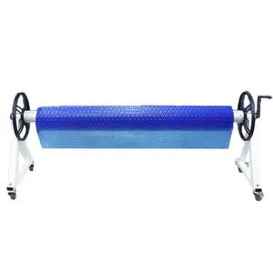 Draagbare Rolling Reel Rvs Zwembad Cover Roller