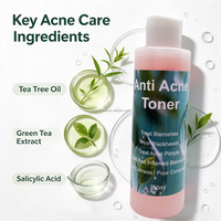 Tonique Visage Anti-Acné OEM en Promotion : Réparateur, Nourrissant et Hydratant, Tonique Délicat et Lissant à l'Acide Salicylique