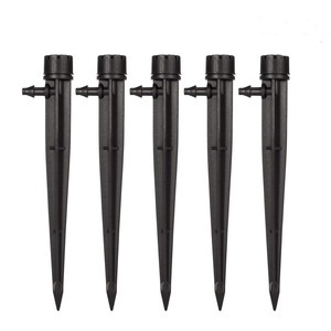 Arroseur d'irrigation goutte-à-goutte de jardin en plastique DaringFish, à insertion au sol, réglable 13 cm, avec tige intégrée à huit trous et rotation à 360 degrés - Product Image 1