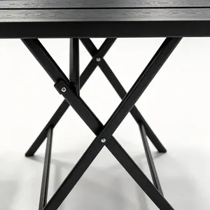 Conjunto de Mesa y Sillas Plegables para Bistro, Muebles de Comedor Plegables de Metal para Patio, Jardín, Balcón, Mesa de Bistro Plegable para Exteriores - Product Image 3