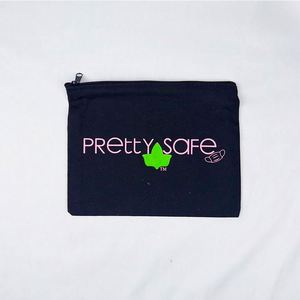 Wholesale Customized Canvas Zipper Fashion Portable Eco-Friendly <b>Foldable</b> Cosmetic <b>Bag</b> Cartoon Personalize Design <b>Beach</b> Pouch - Product Image 2