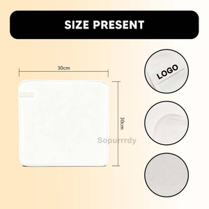 Custom Logo <strong>Towel</strong> Reusable Face <strong>Towel</strong> 100% Organic Cotton Face Cleansing Exfoliating <strong>Facial</strong> Muslin Cloth <strong>Towel</strong> For Makeup - Product Image 2