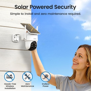<span class=keywords><strong>Kit</strong></span> <span class=keywords><strong>de</strong></span> 4 Cámaras Aosu, Sistema <span class=keywords><strong>de</strong></span> <span class=keywords><strong>Seguridad</strong></span> para el Hogar con Energía Solar, Inalámbrico, Visión Nocturna en Color 2K, Rotación <span class=keywords><strong>de</strong></span> 360°, Seguimiento Inteligente, Precio al por Mayor - Product Image 4