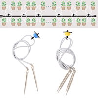 Kit d'égouttoir à flèche 2 voies 4 voies, émetteur d'eau, égouttoir à flèche courbé, égouttoir 2L 4L 8L pour l'irrigation goutte à goutte en serre