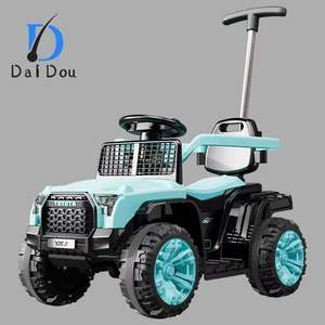 Auto Elettrica per Bambini 6V con Maniglia di Spinta, Mini Auto <span class=keywords><strong>Cavalcabile</strong></span> per Bambini - Product Image 3