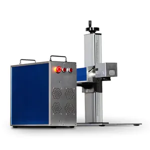 Split type fiber laser marking machine colored anodized aluminum fiber laser marking fiber laser black marking on aluminum