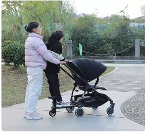 2 in 1 passeggino Kid Board Comfort tavola con ruote con sedile staccabile aliante Ride On step Board - Product Image 5