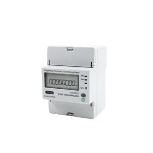 Din-Rail Type Digital Meter Single Phase Electronic Type Active Energy Meter