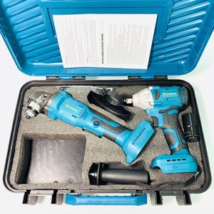 Juego de 2 Herramientas Eléctricas de 20V, Kit de Llave Inglesa Inalámbrica Recargable de Litio sin Escobillas C01, Juego de Herramientas Combinadas - Product Image 4
