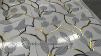 Fabrication de carreaux de sol, mosaïque de marbre blanc pour murs intérieurs, carrelage de sol pour cuisine, motif floral, mosaïque en gros, nouveau panneau
