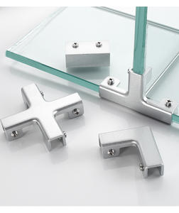 GQK GL1041 Protection d'angle en acier inoxydable à angle droit, rainure en T, clip de fixation en L pour verre, clip de fixation de carrelage, installation facile, durable - Product Image 5