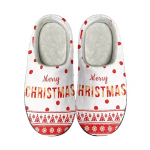 Zapatilla <span class=keywords><strong>de</strong></span> mujer acogedora Unisex personalizada con espuma viscoelástica estampado personalizado para dormitorio cómoda casa peluda para zapatillas - Product Image 5