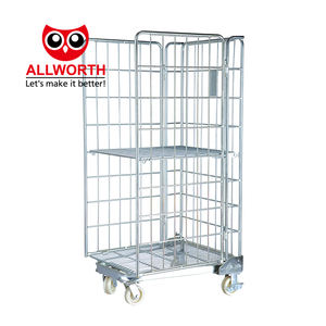 Vente chaude entrepôt logistique robuste Transport en métal chariot à linge conteneur en treillis métallique Roll Cage - Product Image 2