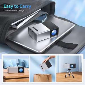 Projecteur portable 720P prenant en charge la mise en miroir d'écran 1080P, utilisation home cinéma, compatible Android, 3D et Internet - Product Image 5