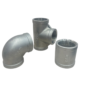 Prix usine Raccords en acier inoxydable moulé NPT <span class=keywords><strong>BSPP</strong></span> BSPT 50mm : Manchon, Coude, Té, Raccord de raccordement, Raccord lisse pour eau, gaz, huile - Product Image 5