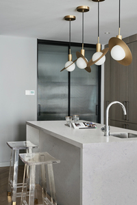 Một phong cách Bắc Âu về màu sắc xu hướng kết cấu đá thạch anh nhân tạo cho hành lang ký túc xá phẳng - Product Image 2